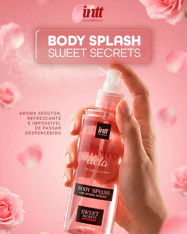 Body Splash Cheiro Dela - Aroma sedutor